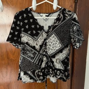 H&M Paisley Patterned Shirt